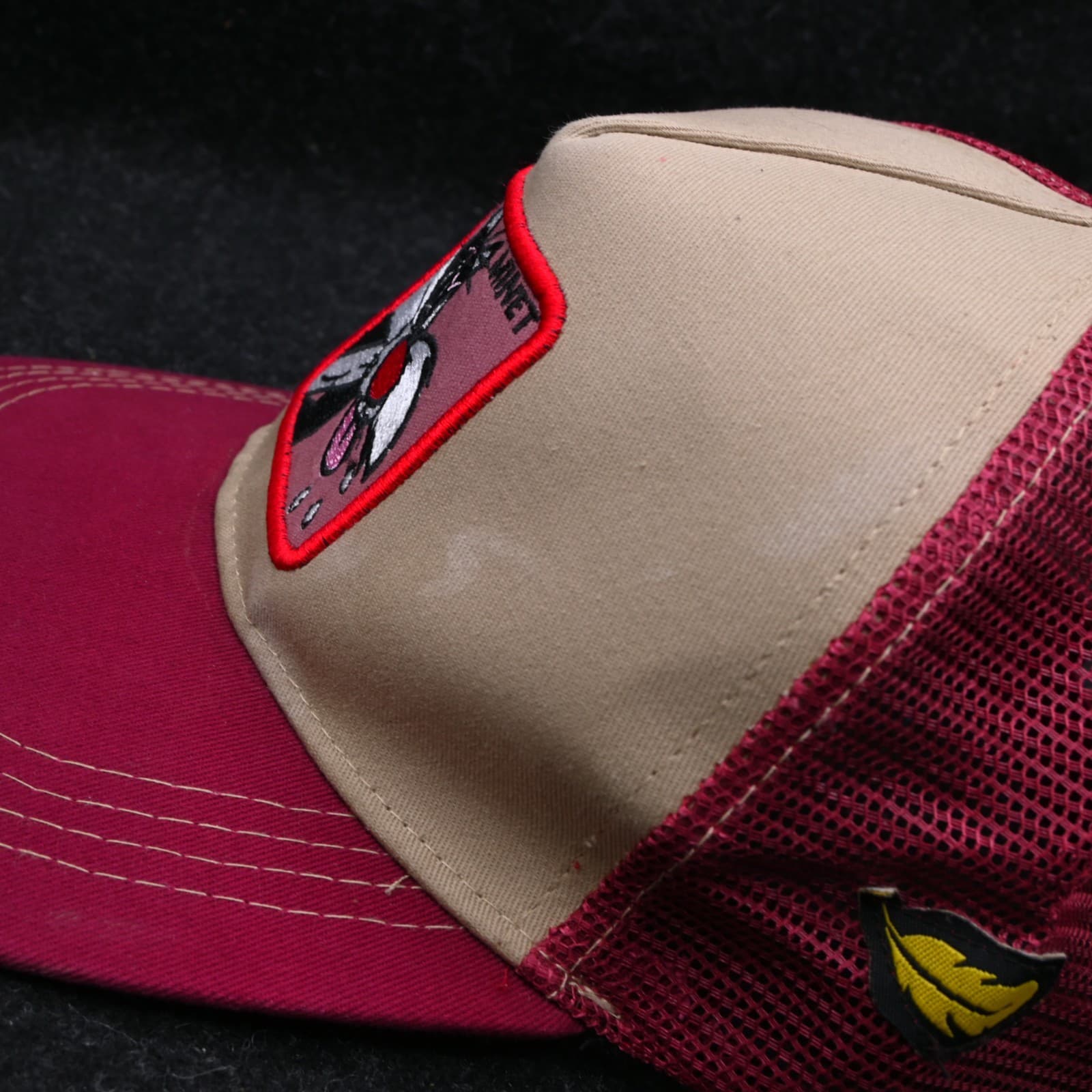 Men's Looney Tunes Trucker Cap Baseball Snap Back Hat Adult Unisex Adjustable - Thumbnail 4