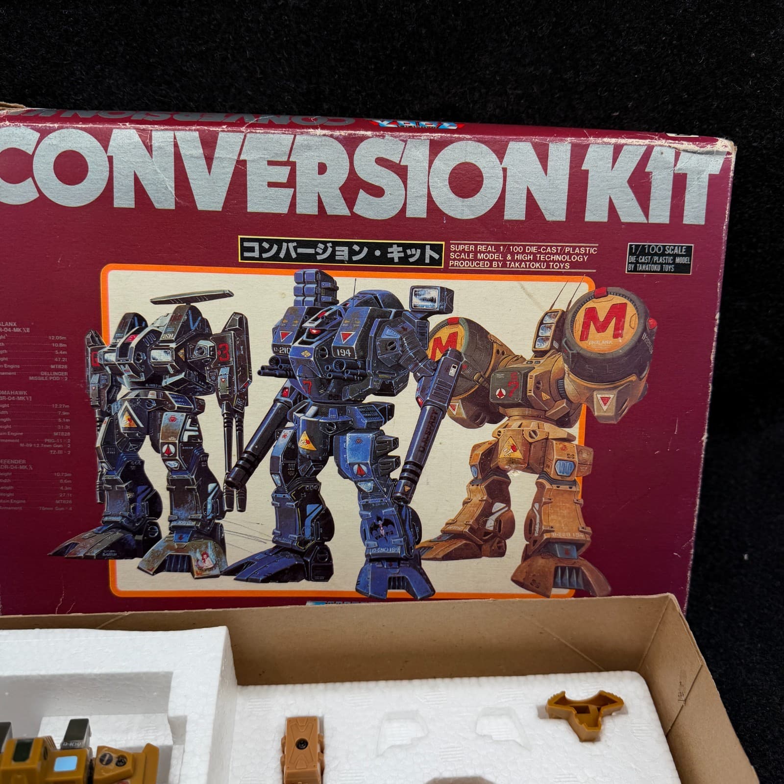 80's Takatoku Japan Macross 1/100 Destroid Conversion Kit NMIB Robotech - Thumbnail 13