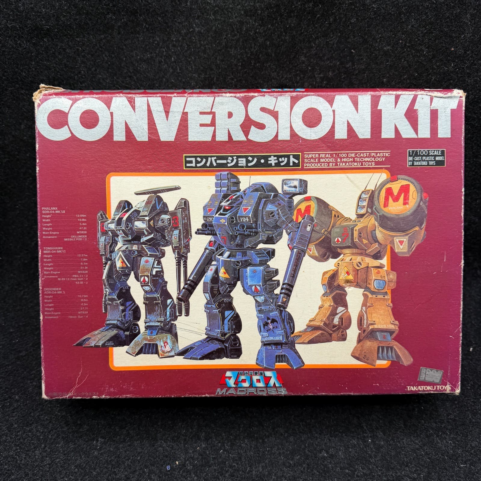 80's Takatoku Japan Macross 1/100 Destroid Conversion Kit NMIB Robotech - Thumbnail 3