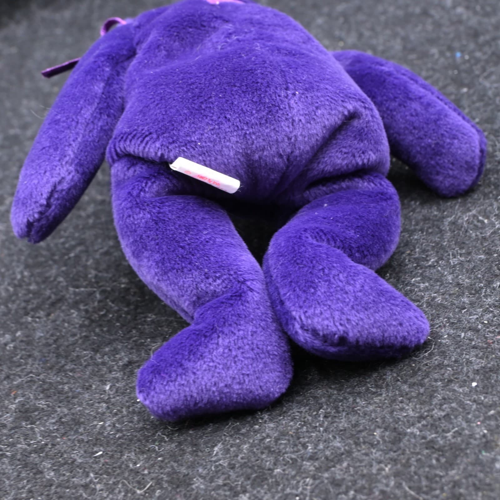 TY Beanie Baby PRINCESS DIANA the Purple Teddy Bear 1997 -RETIRED new MINT tag - Thumbnail 8