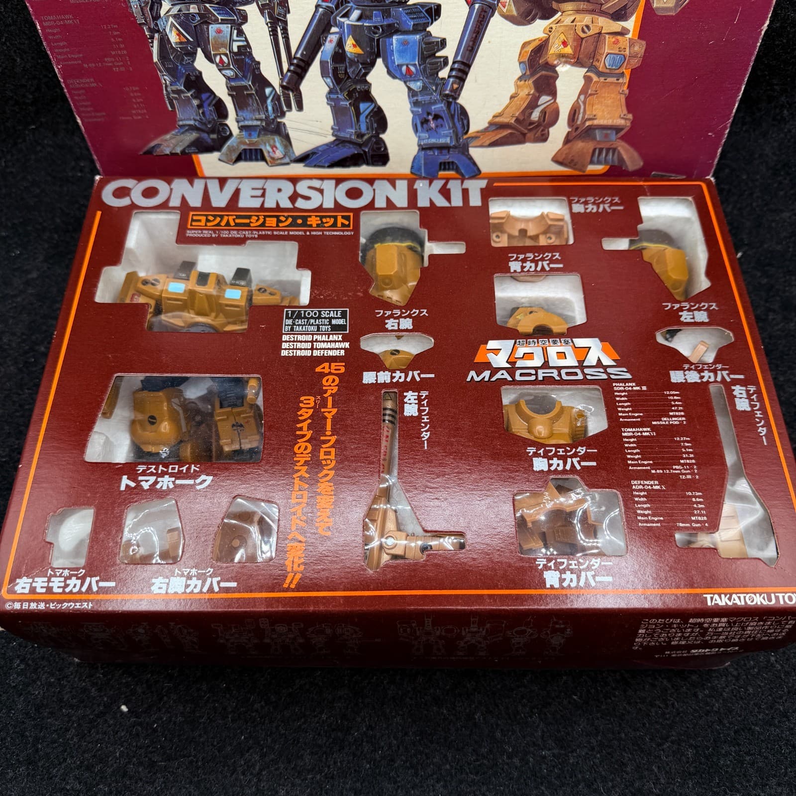 80's Takatoku Japan Macross 1/100 Destroid Conversion Kit NMIB Robotech - Thumbnail 2