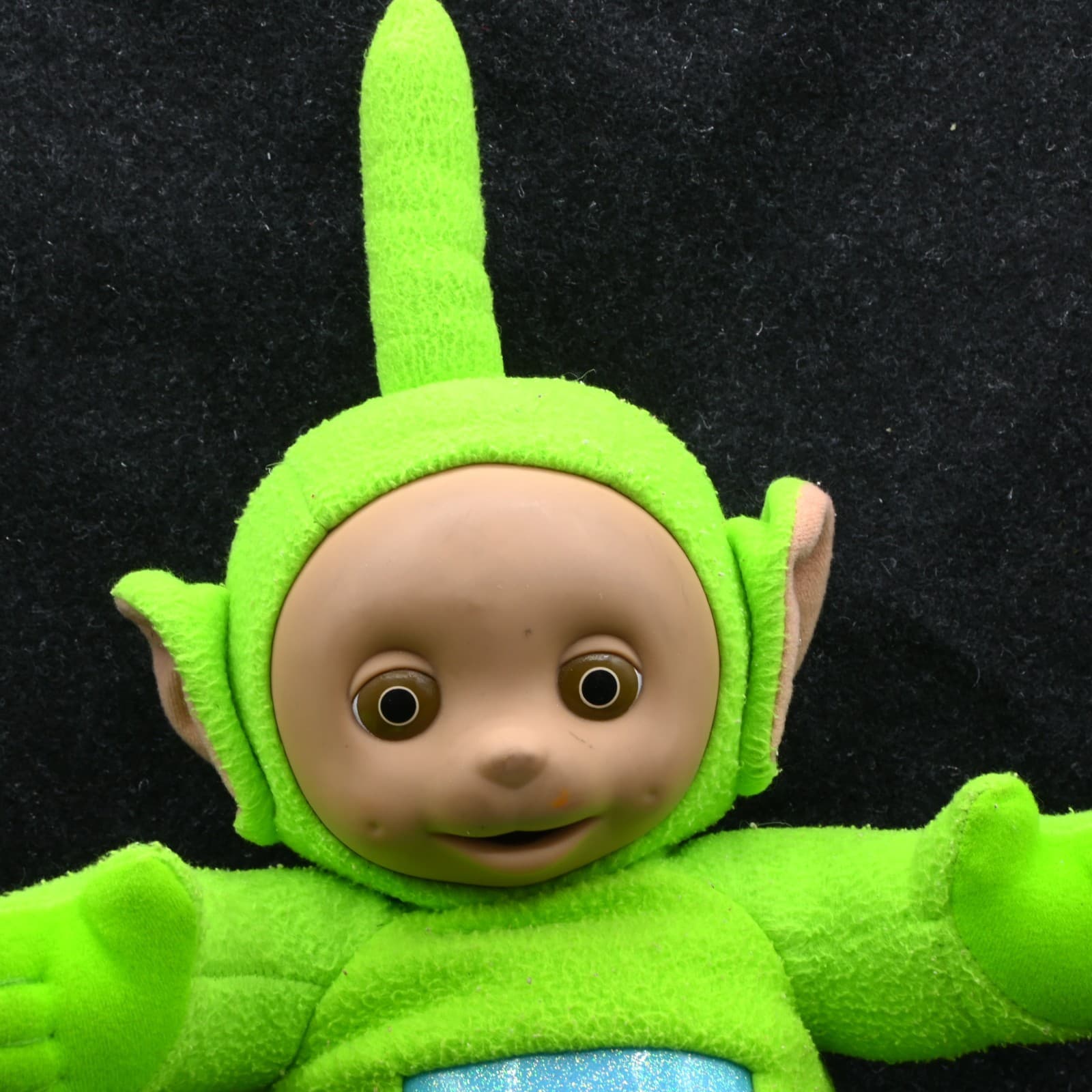 NO VOICE BOX Teletubbies Hasbro Playskool Green Dipsy Talking Plush 17" - Thumbnail 2