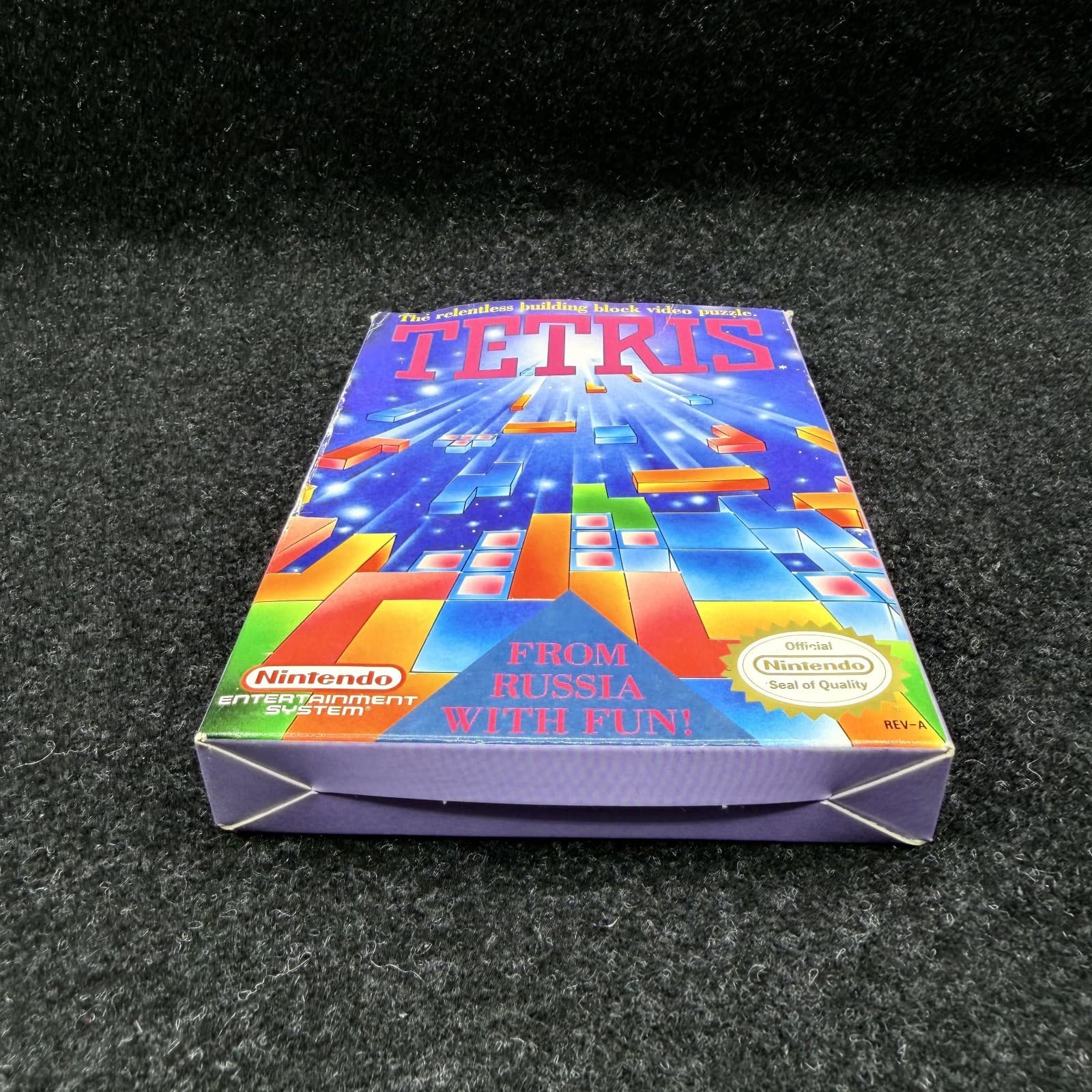 Tetris (Nintendo NES, 1989) Complete CIB Authentic Tested - Thumbnail 3