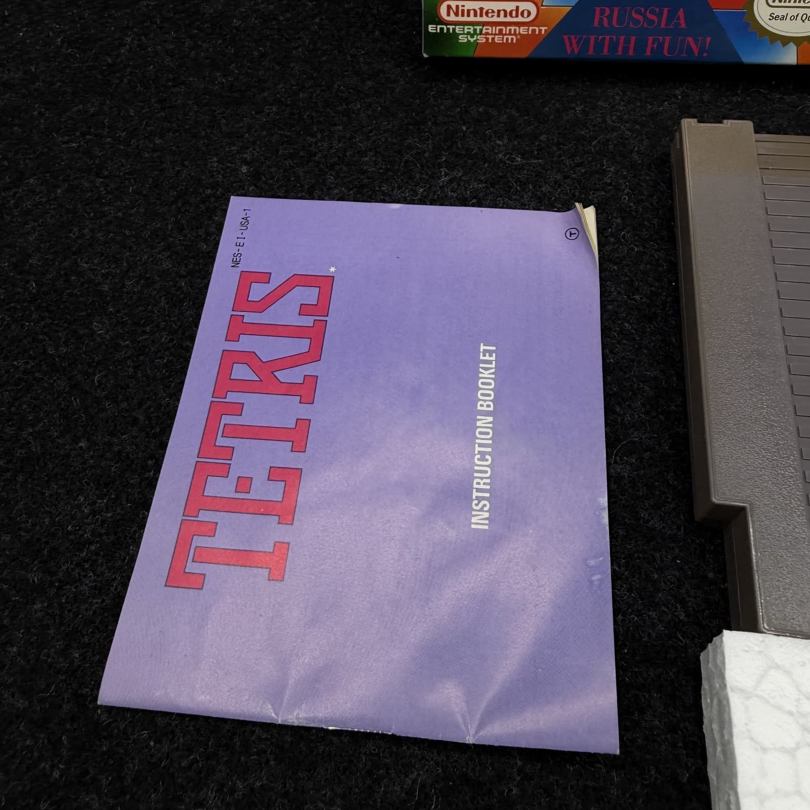 Tetris (Nintendo NES, 1989) Complete CIB Authentic Tested - Thumbnail 9