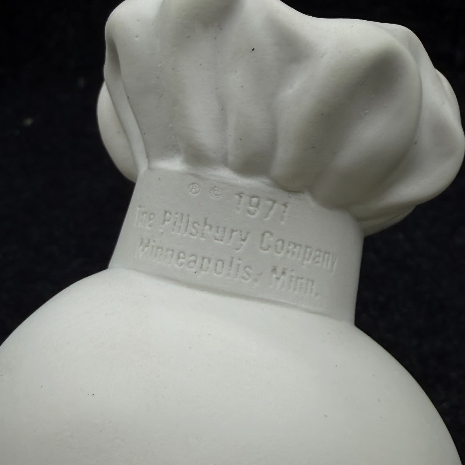 Pillsbury Doughboy Rubber Vinyl Figure Swivel Head Doll 1971 Vintage 7" - Thumbnail 4
