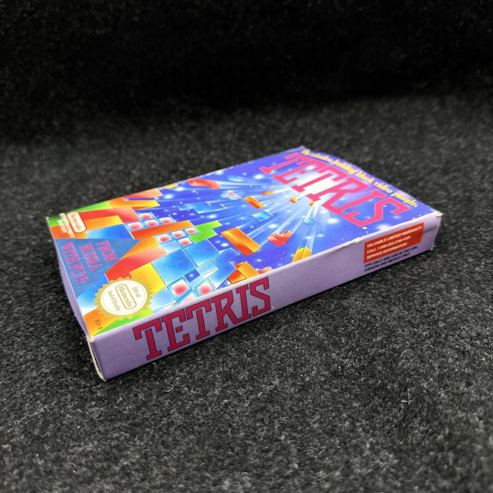 Tetris (Nintendo NES, 1989) Complete CIB Authentic Tested - Thumbnail 4