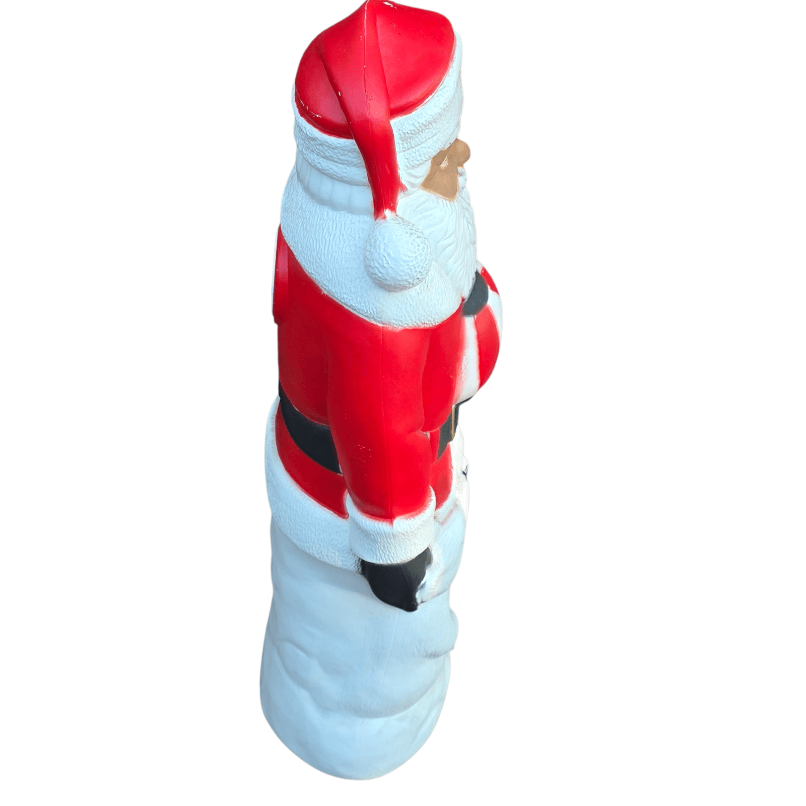 Vintage 2003 37” Blow Mold African American Santa & Polar Bears TPI Plastics Inc - Thumbnail 4