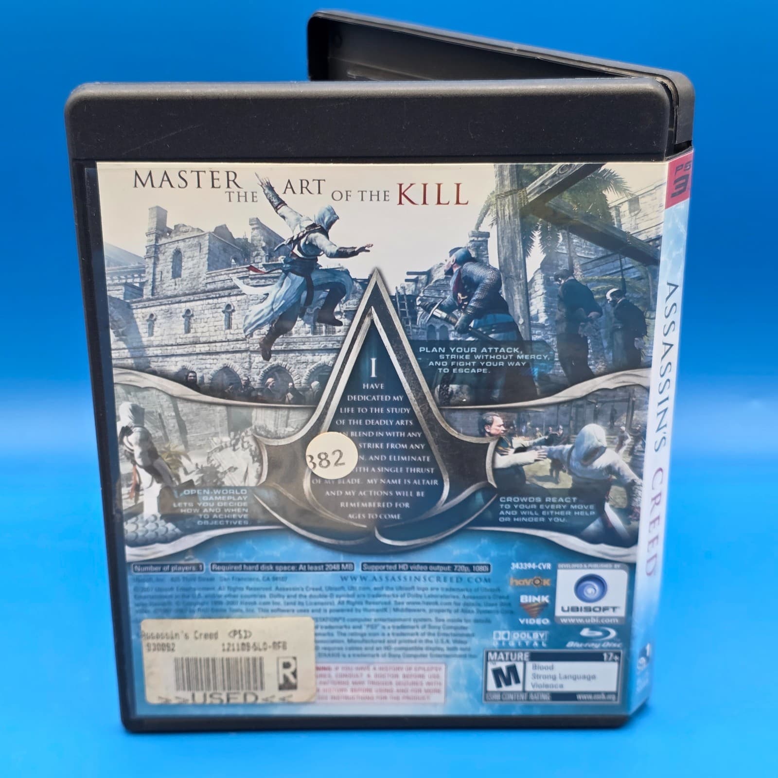 Assassin's Creed PS3 Complete CIB Tested and Working PlayStation 3 - Thumbnail 4
