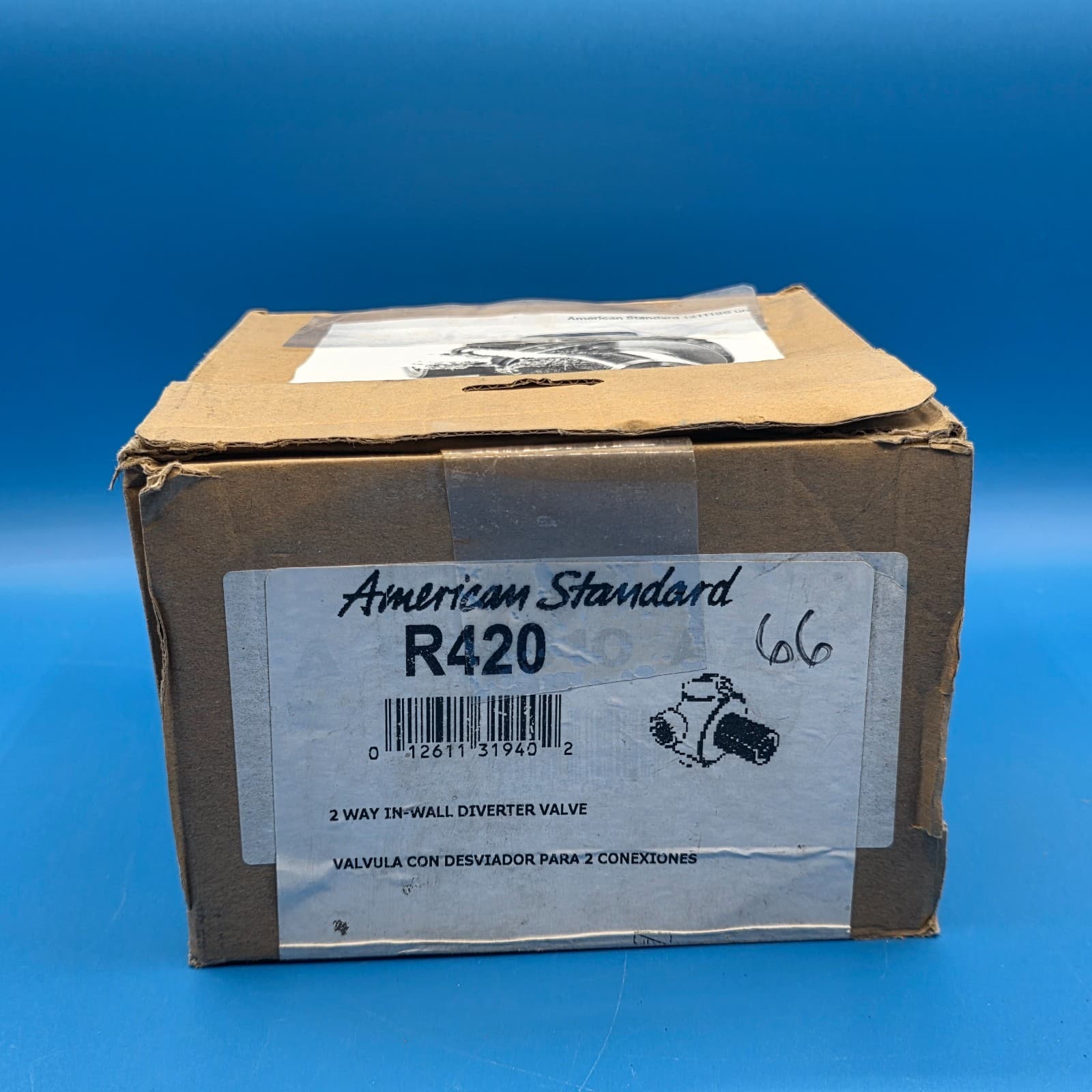 American Standard R420 2-Way In Wall Diverter Valve New In Box - Thumbnail 2
