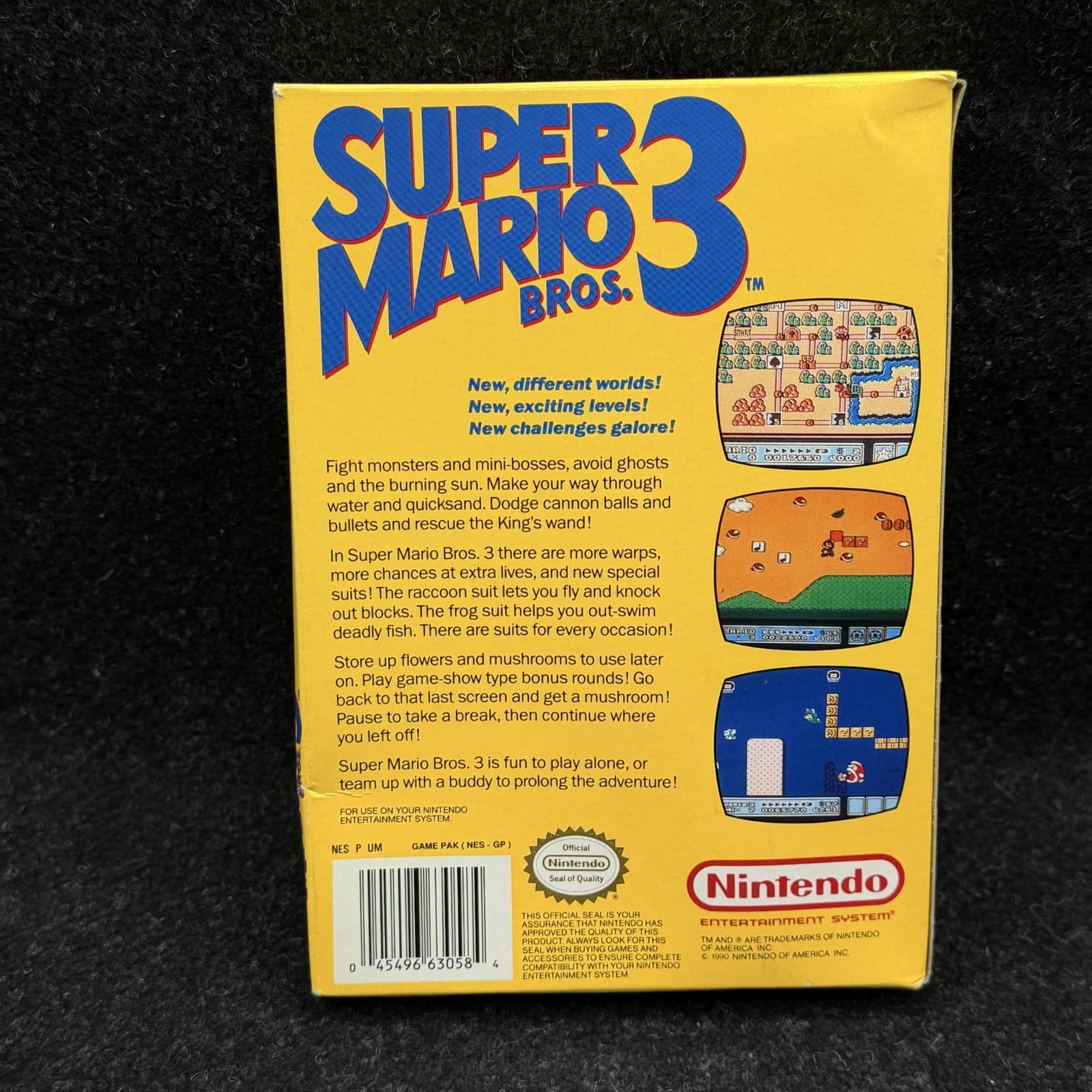 Super Mario Bros 3 Nintendo NES Complete CIB - Manual Box Cart - Thumbnail 7