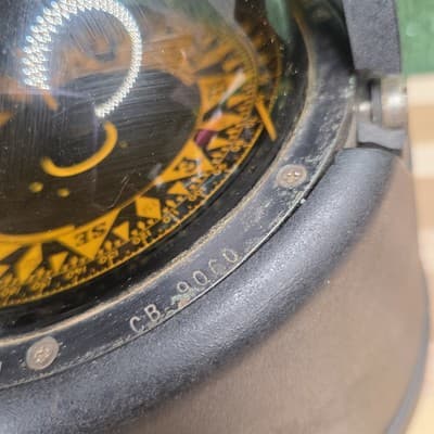 *FOR PARTS OR REPAIR* Kelvin White Constellation Binnacle Compass CB 9060 - Thumbnail 4