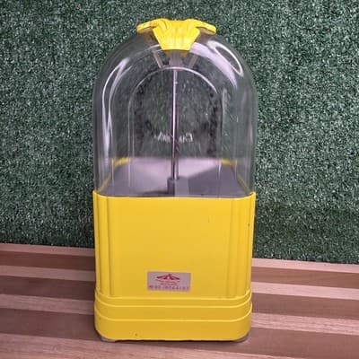 Vintage Classic Carousel Yellow Jukebox Tabletop Counter Candy Gumball Machine - Thumbnail 6