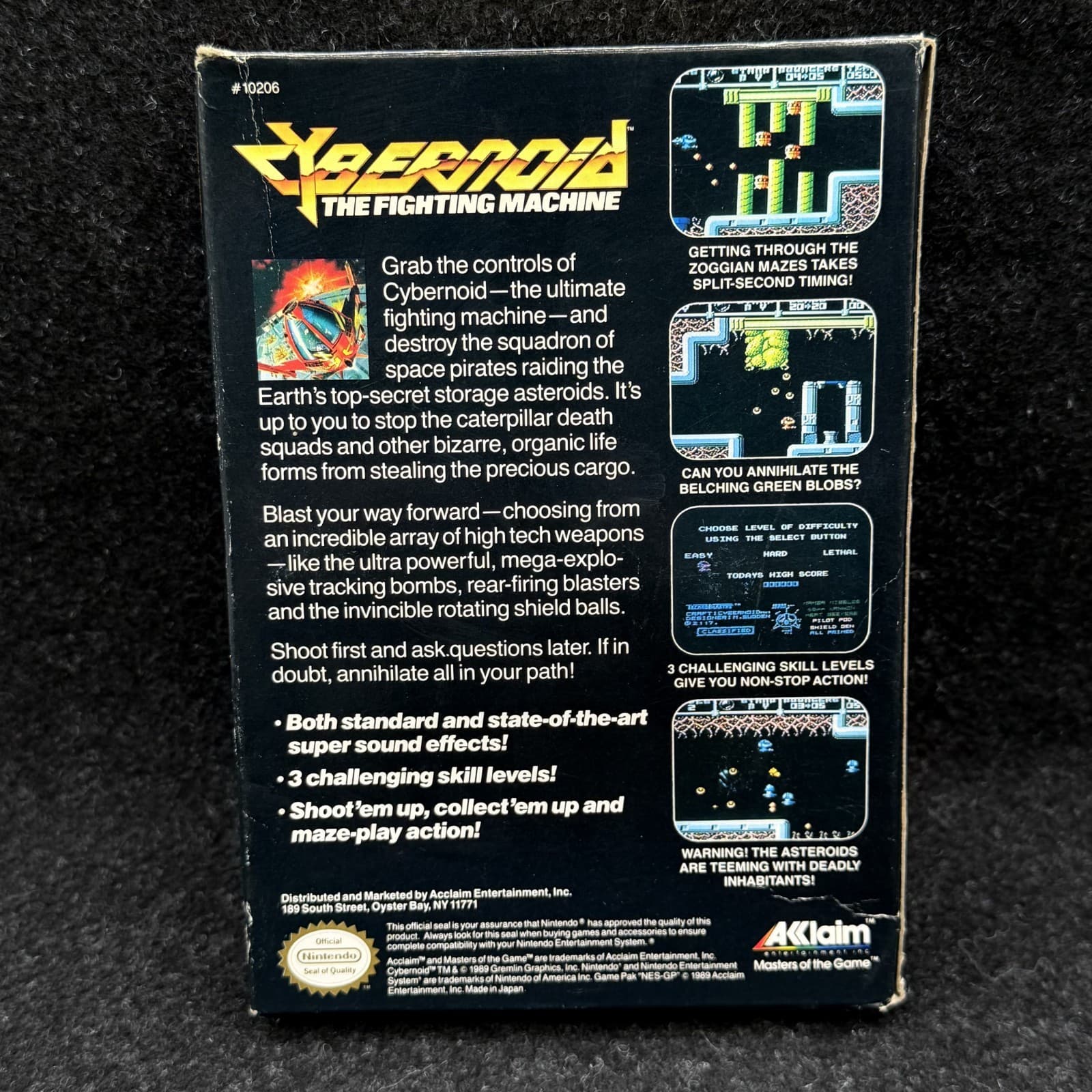 Cybernoid The Fighting Machine Nintendo NES Complete in Box CIB - Thumbnail 7