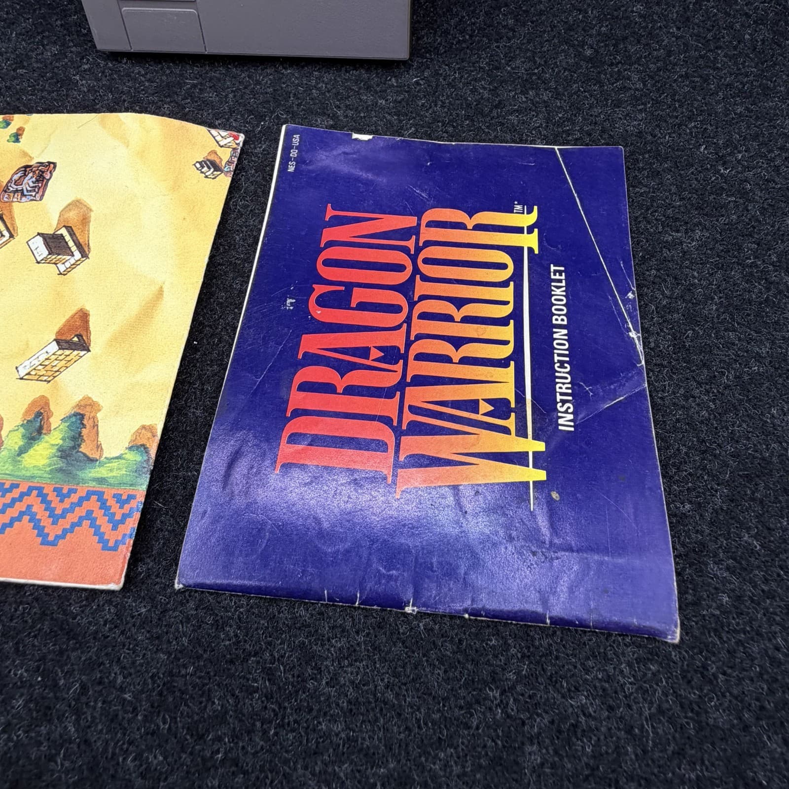 Dragon Warrior w/ Manual (Nes, Nintendo Entertainment System)- TESTED - Thumbnail 2