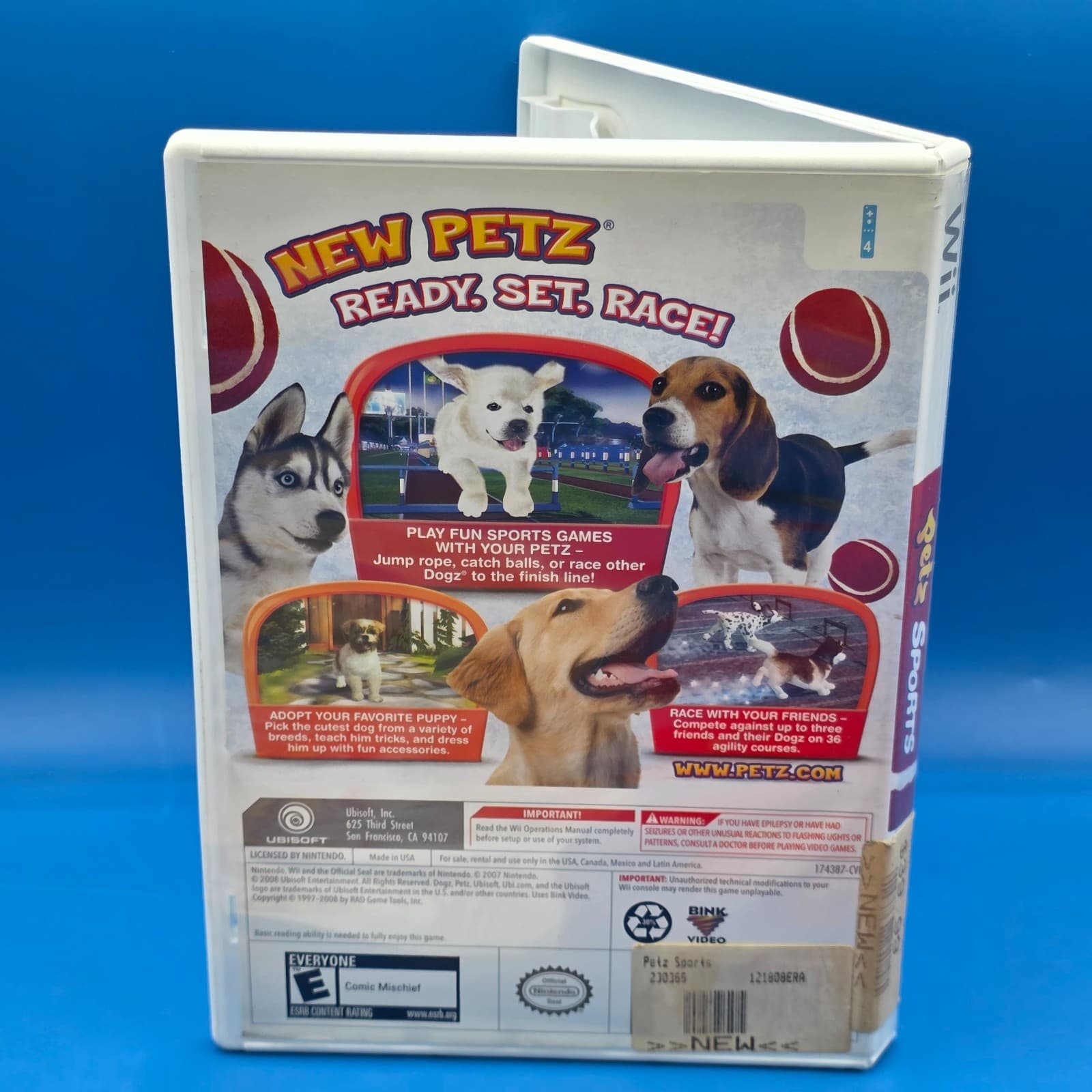 Petz Sports (Nintendo Wii) Case & Manual - CIB - Thumbnail 4