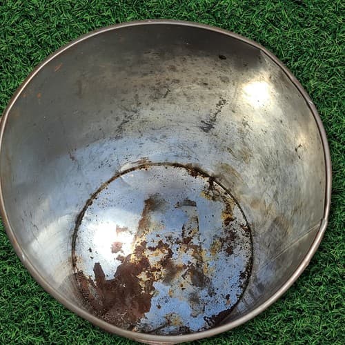 Vintage NCAA Nebraska Cornhuskers Metal Trash Can Football Wastebasket Bin - Thumbnail 5