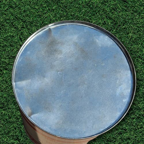 Vintage NCAA Nebraska Cornhuskers Metal Trash Can Football Wastebasket Bin - Thumbnail 6