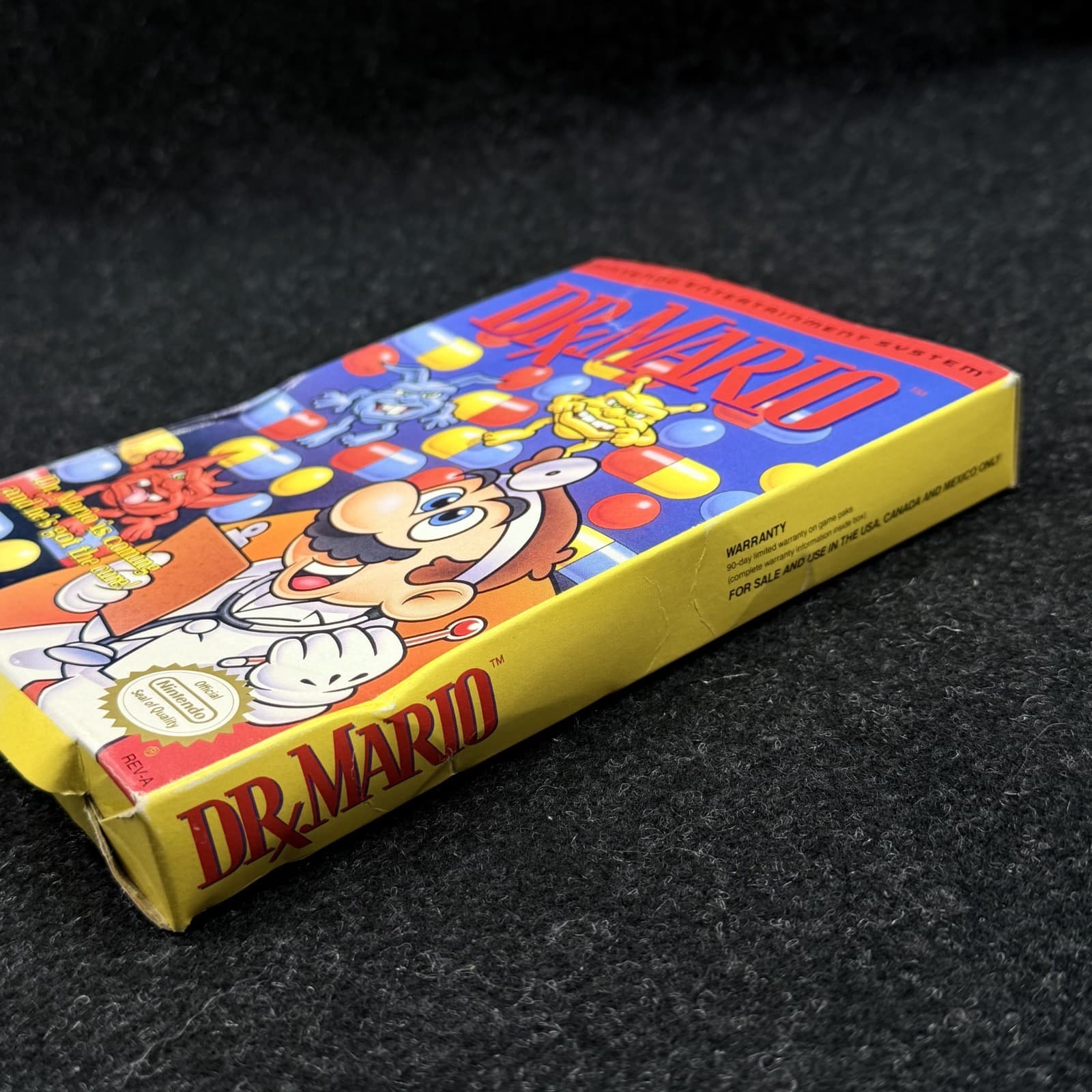 Dr. Mario (Nintendo NES, 1990) Multiplayer Complete Box Manual CIB - Thumbnail 6