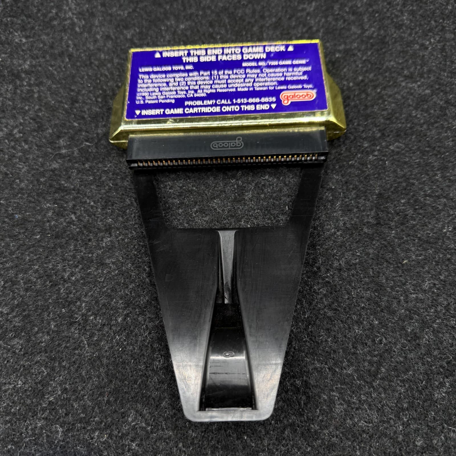 Galoob Game Genie Nintendo NES Game Cartridge Adapter 7356 With Manual Codebook - Thumbnail 7