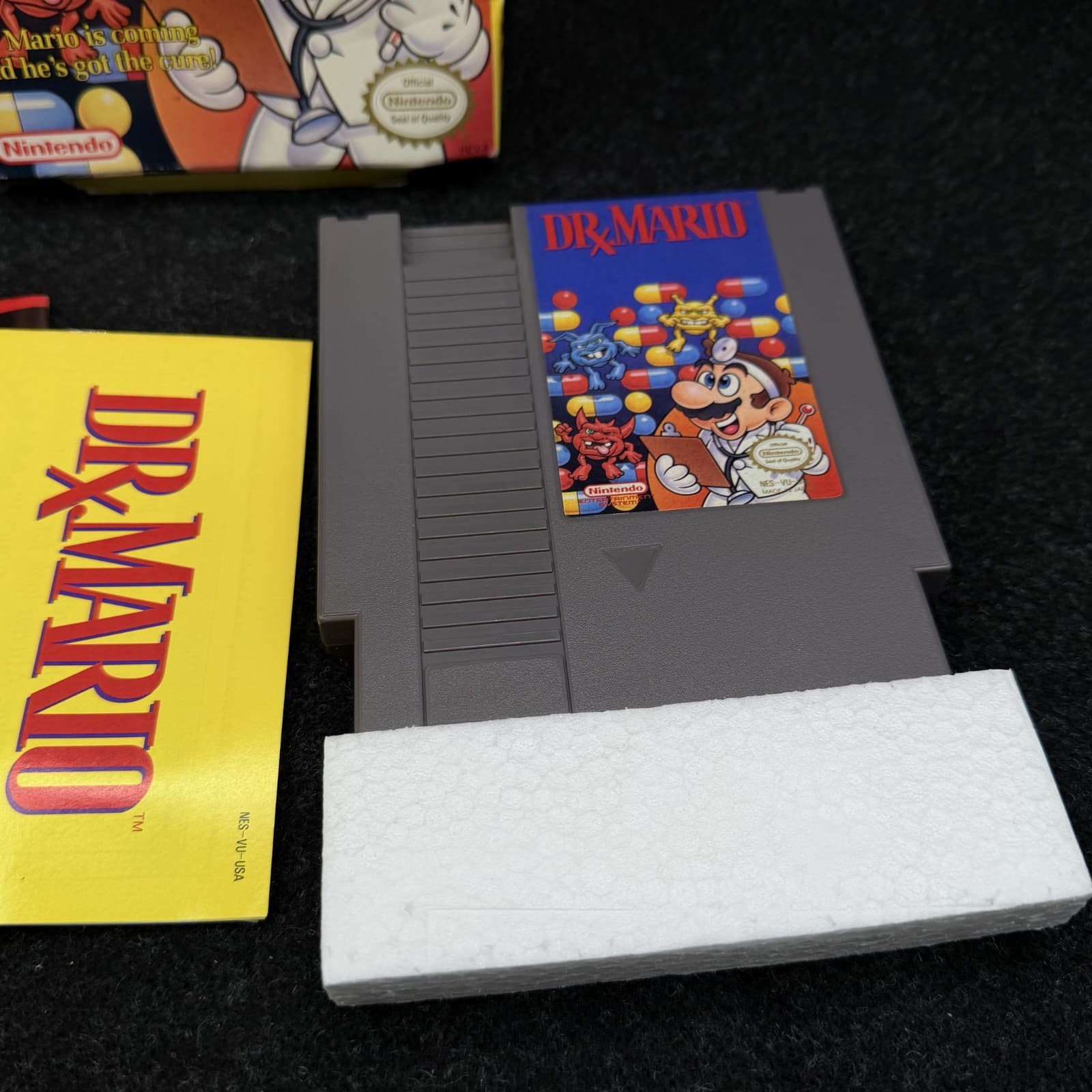 Dr. Mario (Nintendo NES, 1990) Multiplayer Complete Box Manual CIB - Thumbnail 10