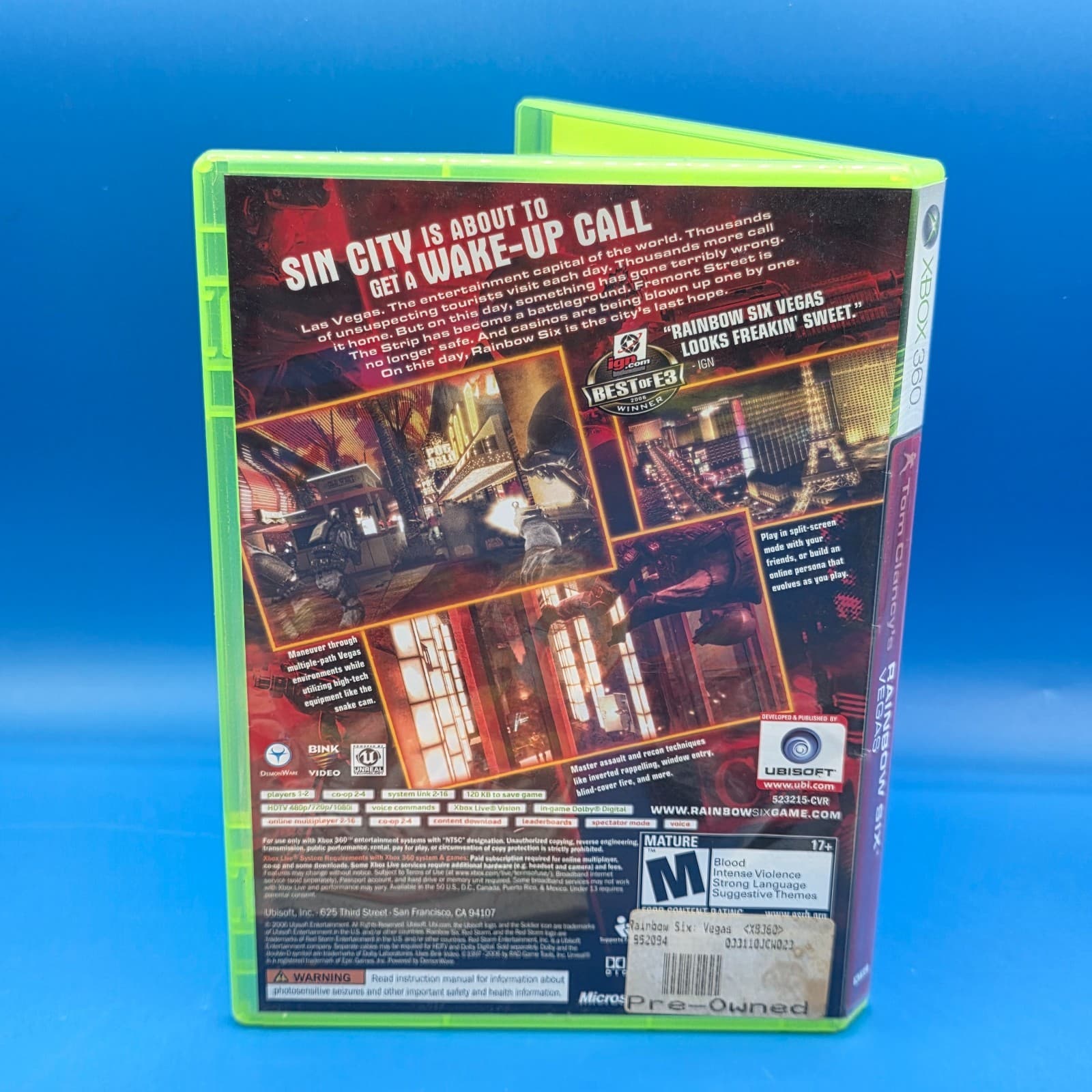 Rainbow Six Vegas Xbox 360 CIB Complete Tested & Working - Thumbnail 4
