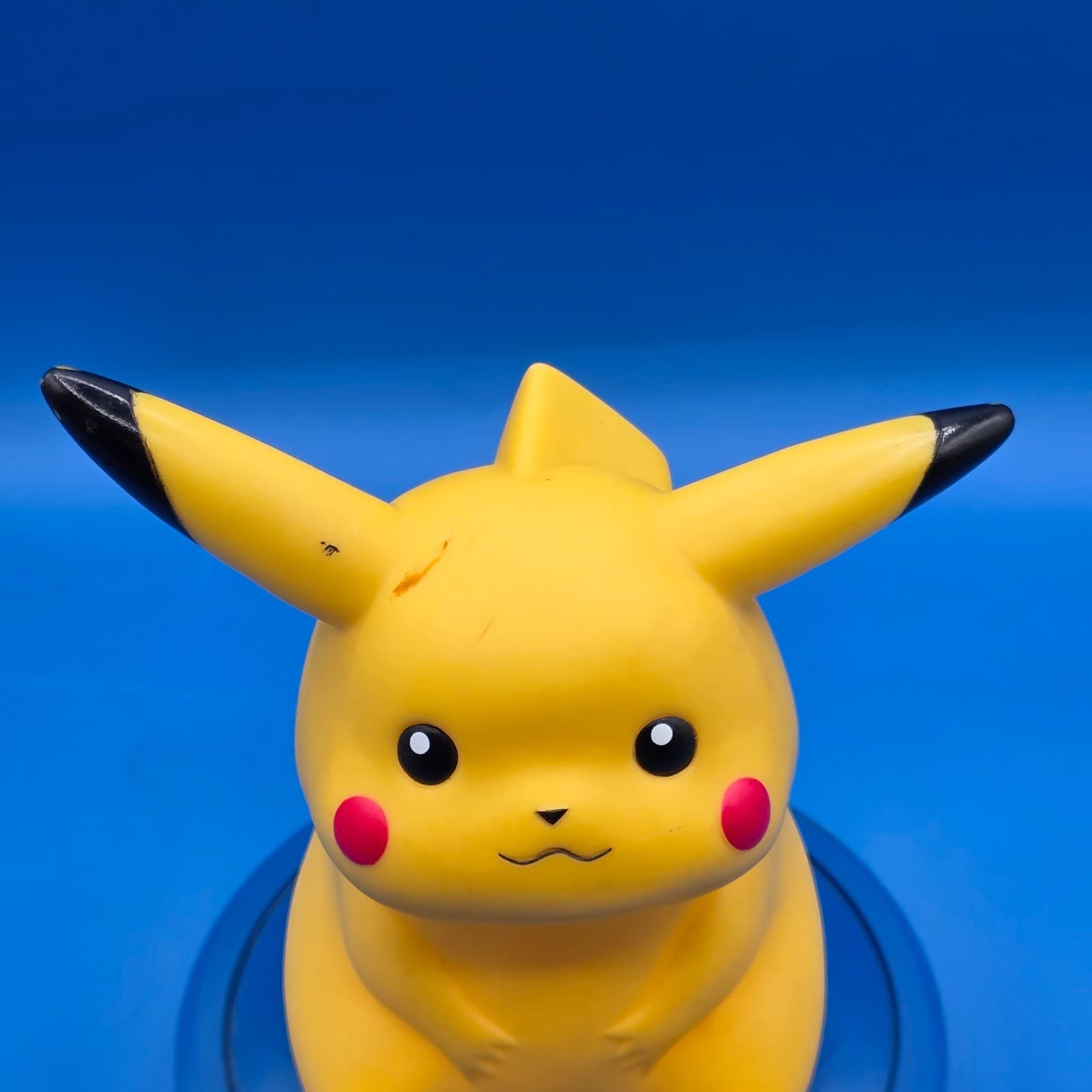 Vintage Pokémon Pikachu Lamp Night Light Chubby Style Blue Base (works) - Thumbnail 5