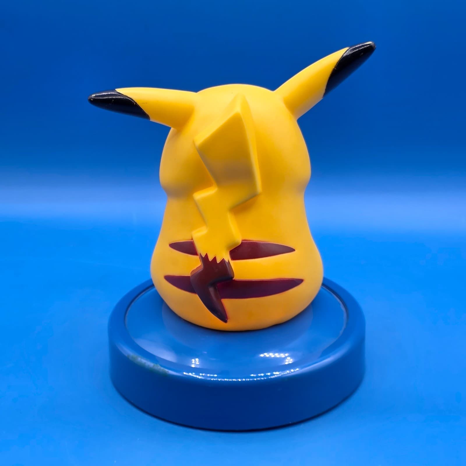 Vintage Pokémon Pikachu Lamp Night Light Chubby Style Blue Base (works) - Thumbnail 11