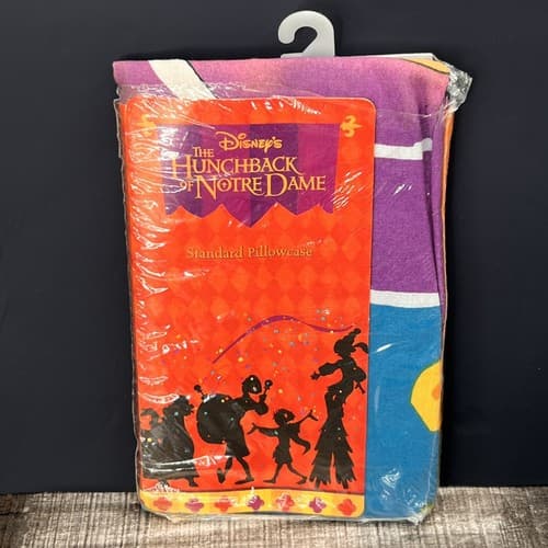 Vintage 90s Disney The Hunchback Of Notre Dame 1 Standard Pillow Case 20" x 30"