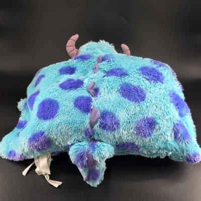 Disney Parks Pillow Pet Sully Monsters Inc Pixar Large Plush Fluffy Travel 20" - Thumbnail 3