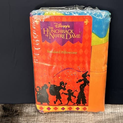 Vintage 90s Disney The Hunchback Of Notre Dame 1 Standard Pillow Case 20" x 30"