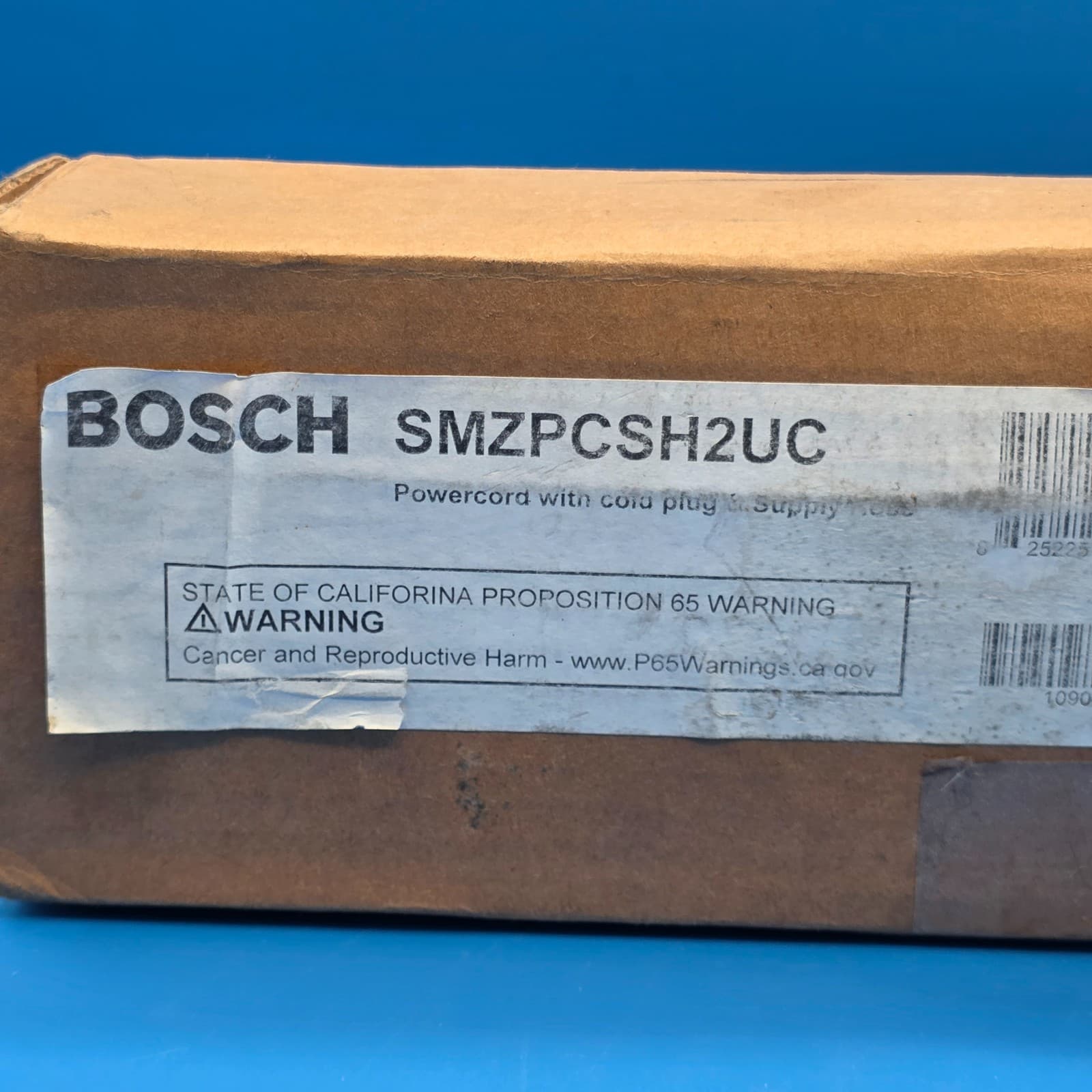 Bosch Dishwasher Water Supply Hose Black SMZSH002UC Y2 & 3 Prong Power Cord - Thumbnail 3
