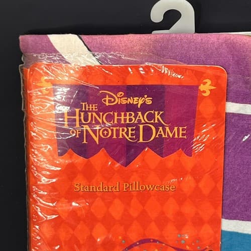 Vintage 90s Disney The Hunchback Of Notre Dame 1 Standard Pillow Case 20" x 30" - Thumbnail 2