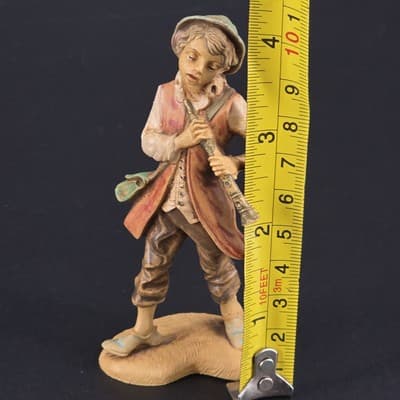 Vintage Fontaine Depose Italy Flute Player Musician 4” #143 - Thumbnail 5