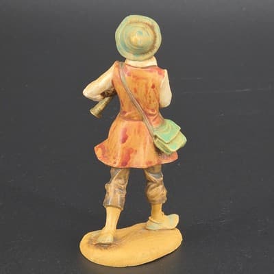 Vintage Fontaine Depose Italy Flute Player Musician 4” #143 - Thumbnail 3