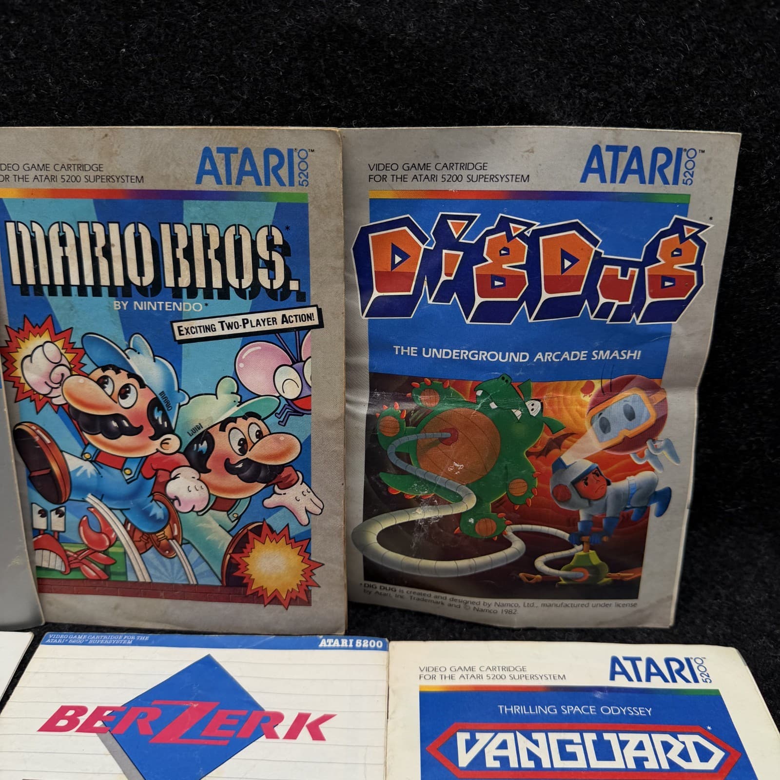 VTG Atari 5200 Video Game Manual/Instruction Booklet 6 Piece Lot - Thumbnail 4