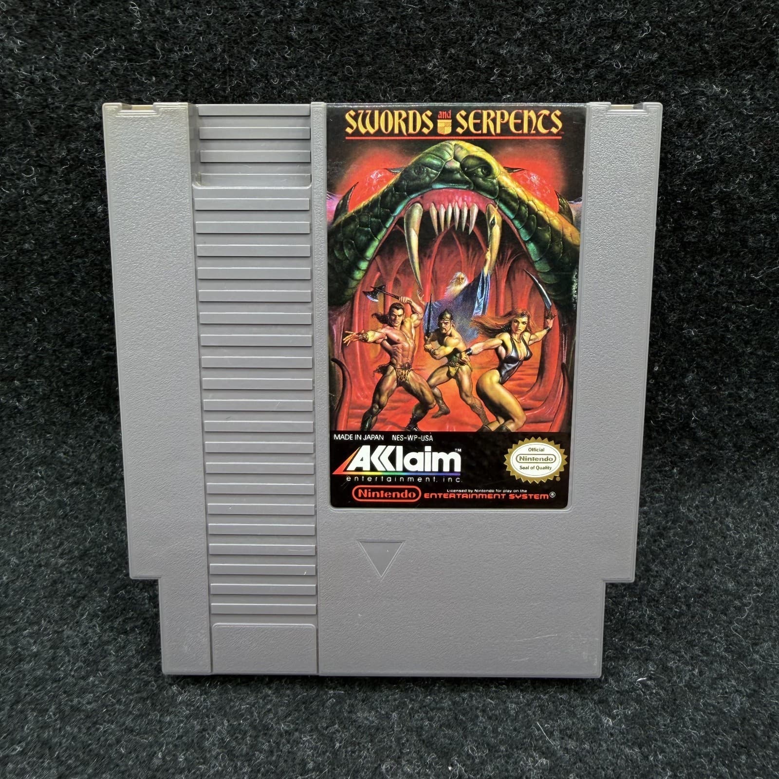 Swords and Serpents NES Nintendo Entertainment System 1990 and Poster - Thumbnail 3