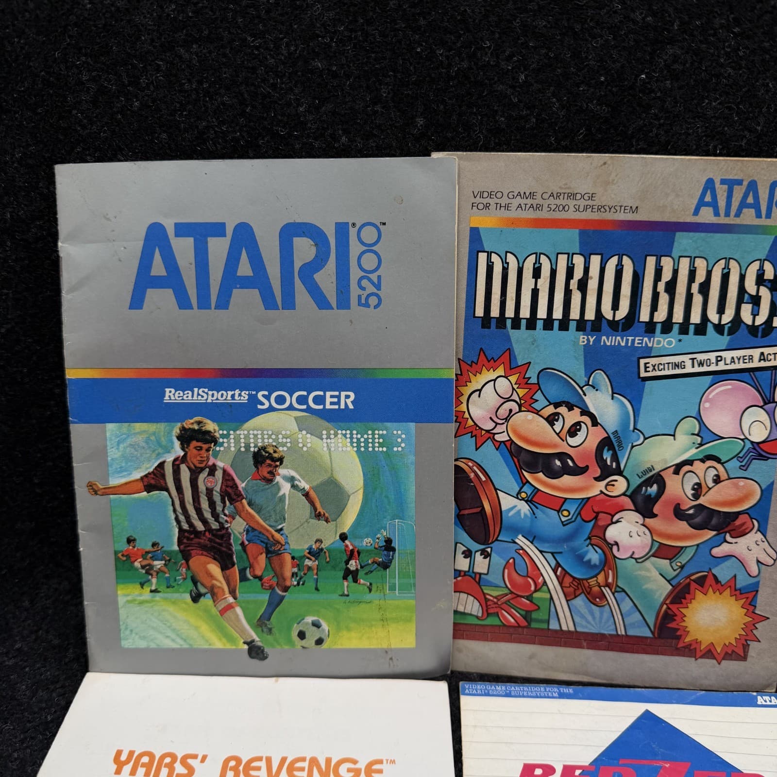 VTG Atari 5200 Video Game Manual/Instruction Booklet 6 Piece Lot - Thumbnail 5