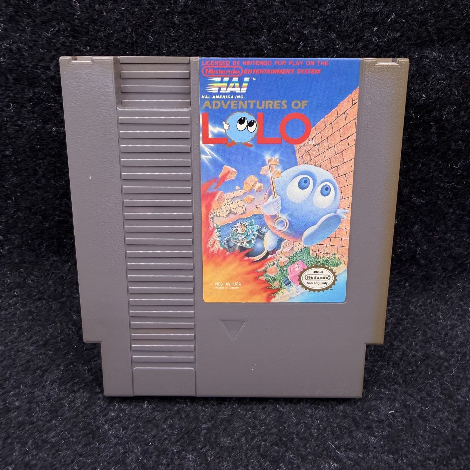 Adventures of Lolo (Nintendo NES, 1989) Cartridge & Manual Only - Thumbnail 3