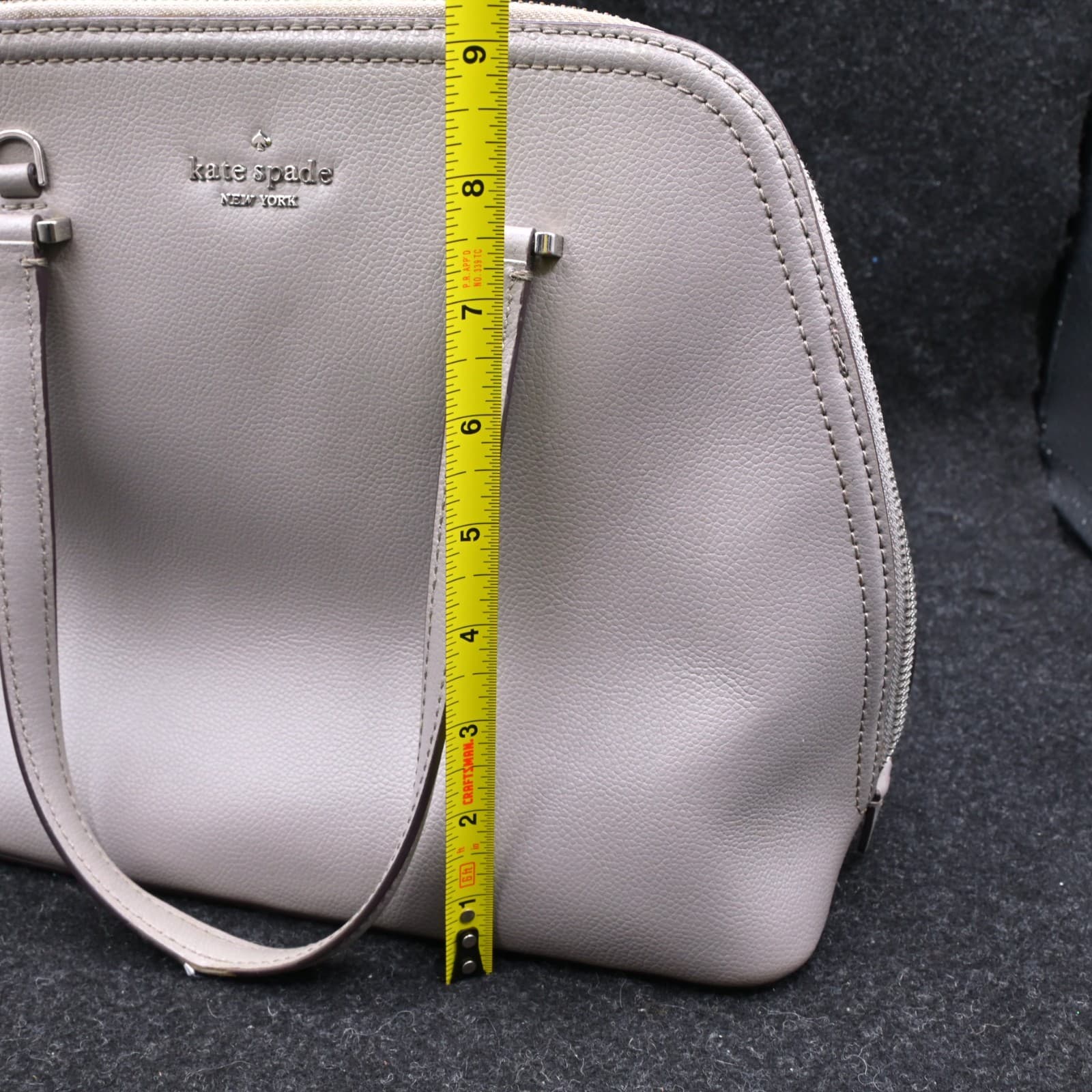 Kate Spade New York Patterson Drive Dome Satchel Purse for Women - Softtaupe - Thumbnail 17