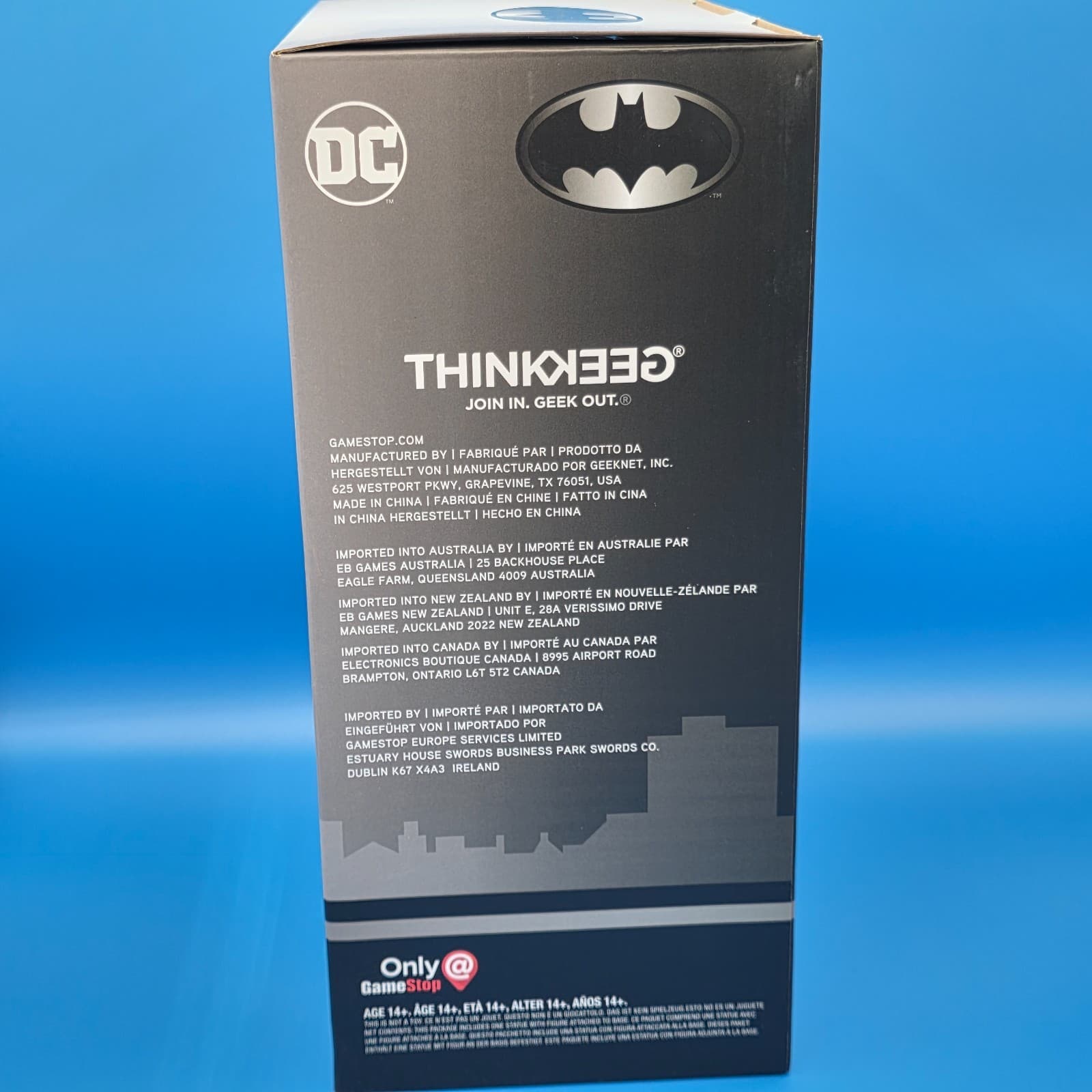 ThinkGeek DC Comics Jim Lee BATMAN Chronicle Collectible Statue Gamestop - Thumbnail 5
