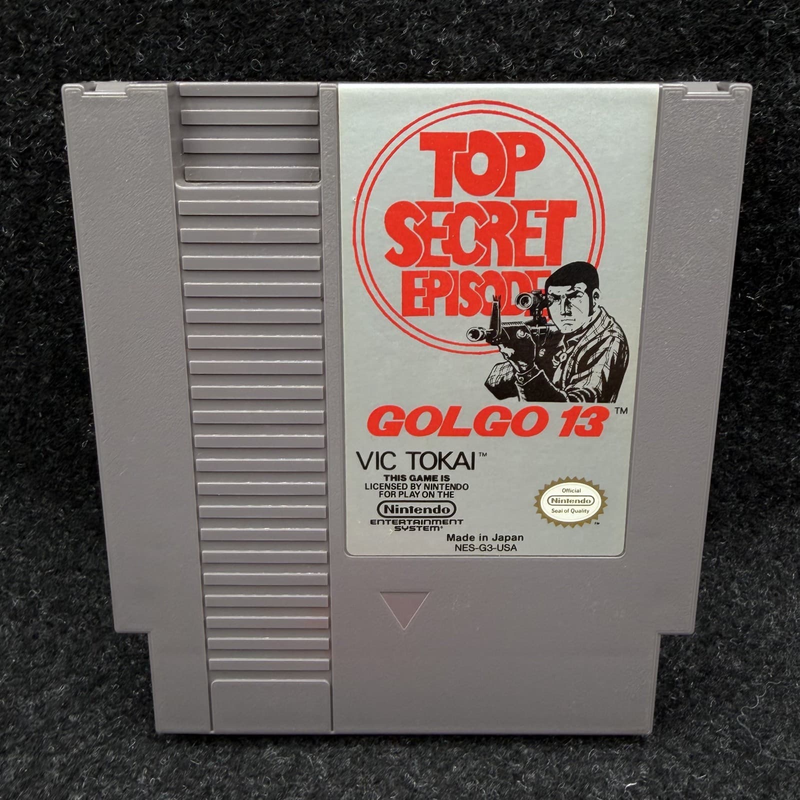 Golgo 13: Top Secret Episode - Nintendo NES - W/ Manual - Tested! - Thumbnail 3