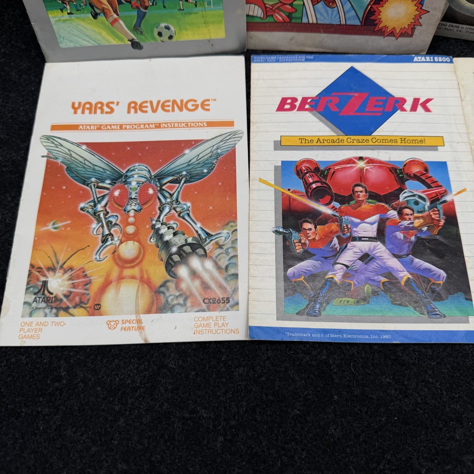 VTG Atari 5200 Video Game Manual/Instruction Booklet 6 Piece Lot - Thumbnail 2