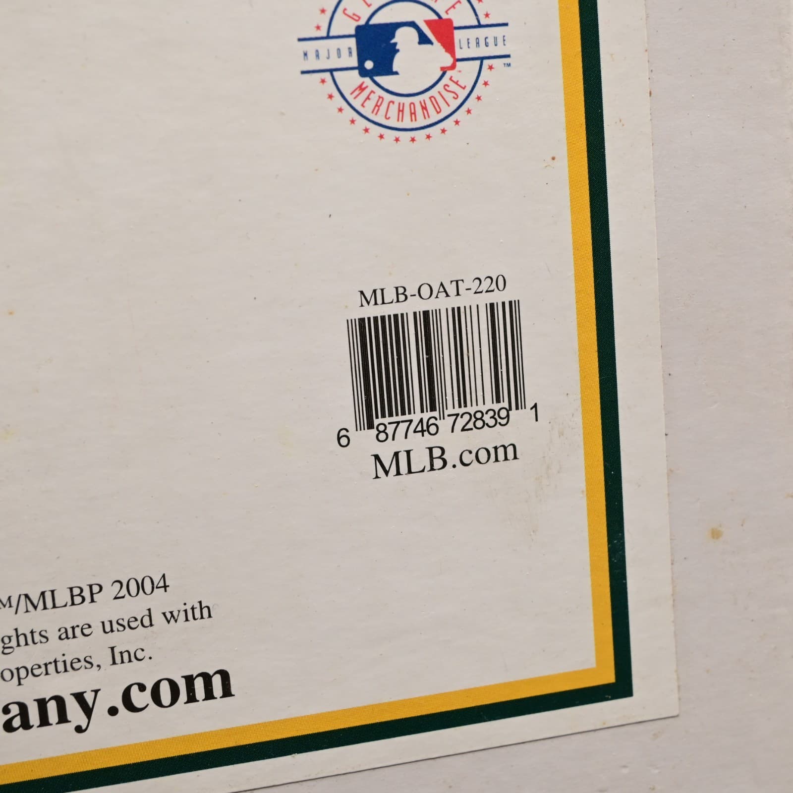 NIB 2004 BASEBALL CAP HAT OAKLAND ATHLETICS A'S MEMORY COMPANY ON BASE RD - Thumbnail 4