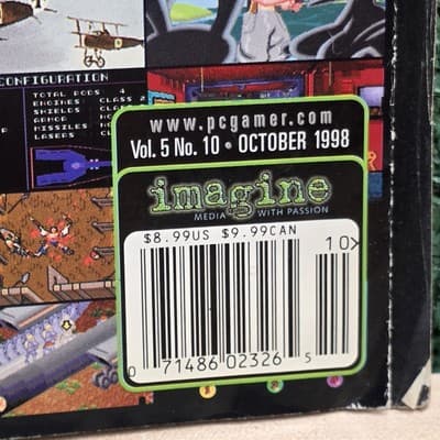 OCT 1998 PC GAMER MAGAZINE VOL 5 NO 10 50 BEST GAMES EVER - Thumbnail 2