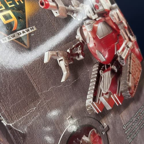 VTG 1999 BANDAI XYBER 9 NEW DAWN HEAVY ROLLER TYPE 2 BATTEL ROBOT MACHESTRO - Thumbnail 9