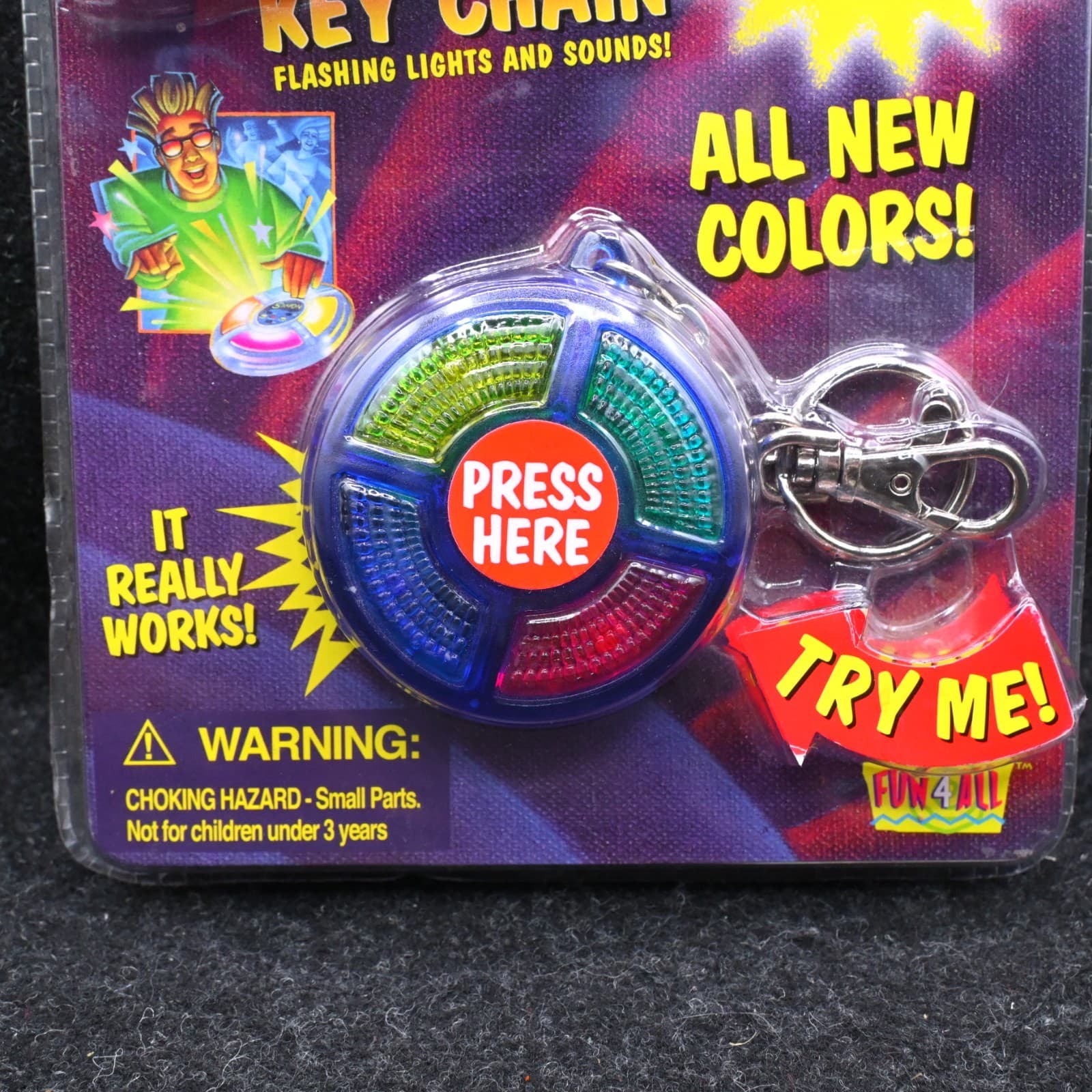 Simon HASBRO VTG Keychain 2000 New Sealed Manu. by Fun 4 All - Thumbnail 3