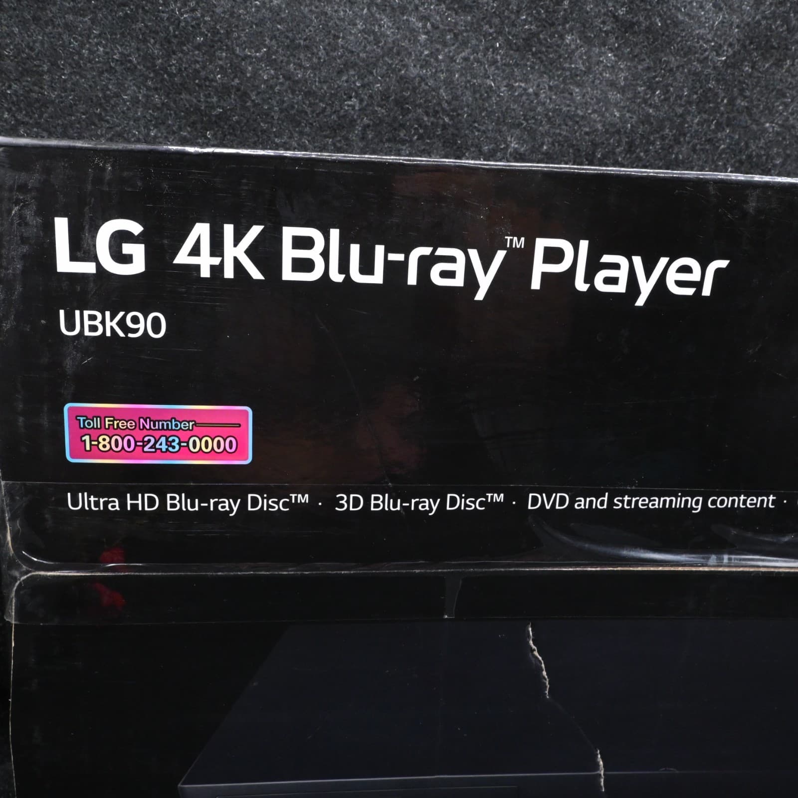 LG UBK90 4K Ultra-HD Blu-ray Disc Player with Dolby Vision New - Thumbnail 4