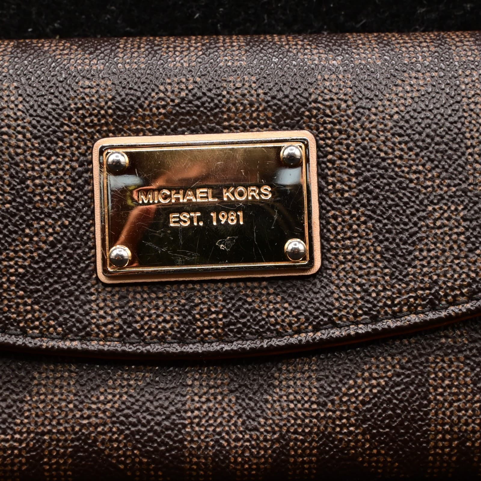 Michael Kors Women's Envelope Style Clutch Wallet Large W/Flap - Thumbnail 2