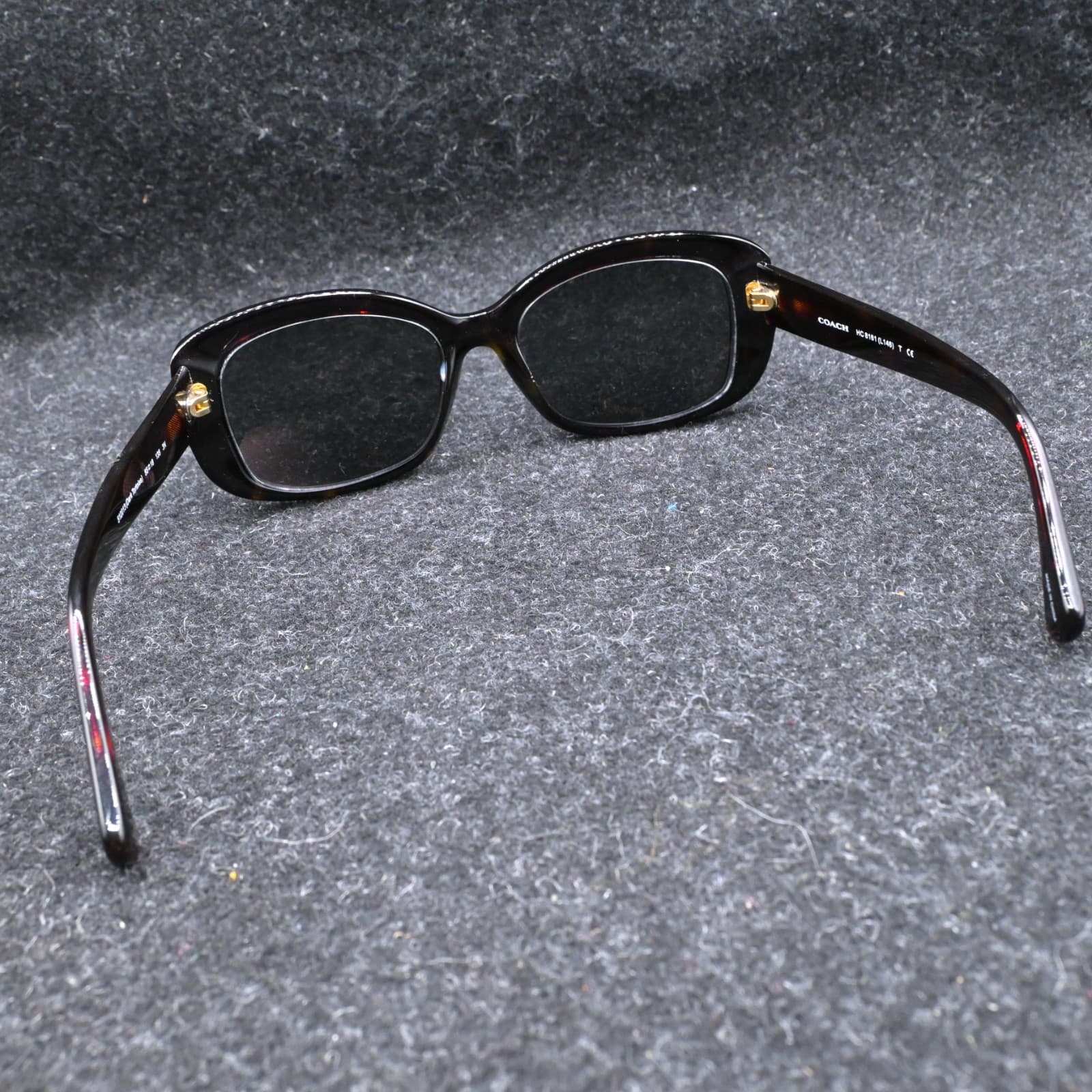 Coach Women Sunglasses Hc8161 512013 Dark Tortoise W/ Black Lens - Thumbnail 7