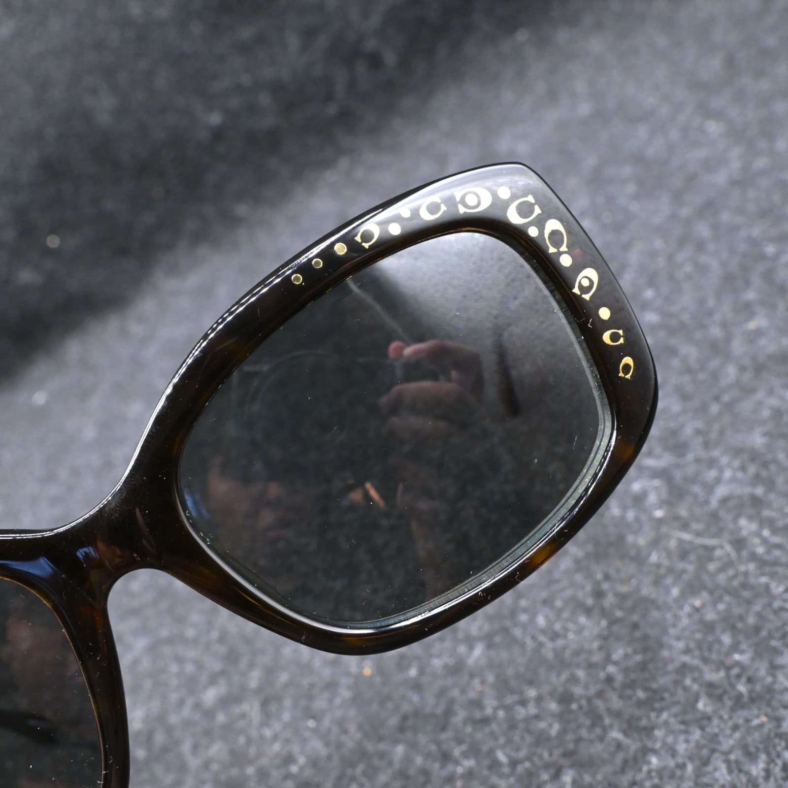 Coach Women Sunglasses Hc8161 512013 Dark Tortoise W/ Black Lens - Thumbnail 5